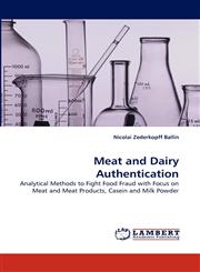 Meat and Dairy Authentication,3843393222,9783843393225