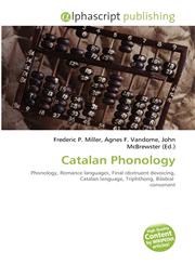 Catalan Phonology,613558670X,9786135586701