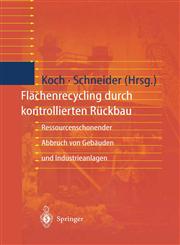 Flächenrecycling durch kontrollierten Rückbau Ressourcenschonender Abbruch von Gebäuden und Industrieanlagen,354062080X,9783540620808