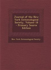 Journal of the New York Entomological Society, Volume 18 - Primary Source Edition,1294143875,9781294143871