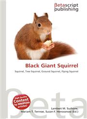 Black Giant Squirrel,6135315323,9786135315325
