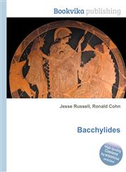Bacchylides,5512393944,9785512393949