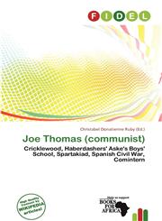 Joe Thomas (communist),6200619425,9786200619426