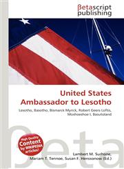 United States Ambassador to Lesotho,6134733245,9786134733243