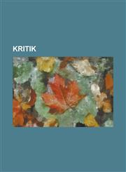 Kritik,1234417073,9781234417079