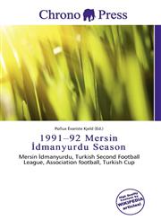 1991-92 Mersin İdmanyurdu Season,6136934728,9786136934723
