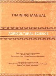 Training Manual : Agricultural Science 1st Edition