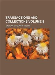 Transactions and collections Volume 9,123602351X,9781236023513