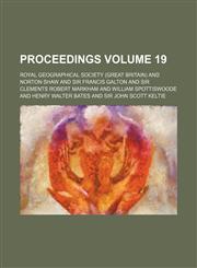 Proceedings Volume 19,1150834692,9781150834691