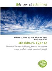 Blackburn Type D,6135565400,9786135565409