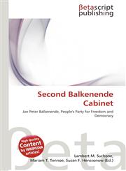 Second Balkenende Cabinet,6137604888,9786137604885
