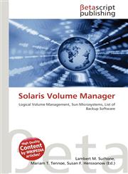 Solaris Volume Manager,6133535393,9786133535398