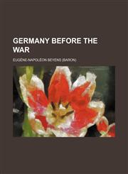 Germany Before the War,1150444681,9781150444685