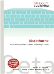 Blackthorne,6134456225,9786134456227