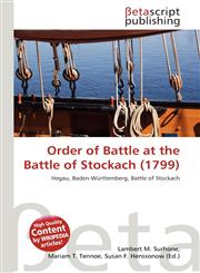 Order of Battle at the Battle of Stockach (1799),6136081865,9786136081861