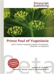 Prince Paul of Yugoslavia,6130991622,9786130991623