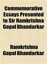 Commemorative Essays Presented to Sir Ramkrishna Gopal Bhandarkar,1151988413,9781151988416