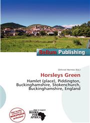 Horsleys Green,6201923306,9786201923300