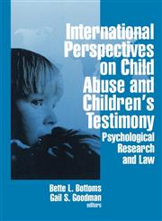 International Perspectives on Child Abuse and Children's Testimony Psychological Research and Law,0803956282,9780803956285