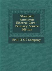 Standard American Electric Cars - Primary Source Edition,1293608998,9781293608999