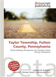 Taylor Township, Fulton County, Pennsylvania,6137629236,9786137629239