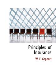 Principles of Insurance,1115366459,9781115366458
