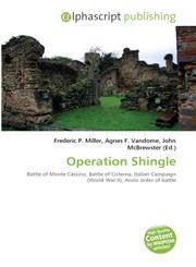 Operation Shingle,6130037597,9786130037598