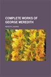 Complete Works of George Meredith,1236710576,9781236710574