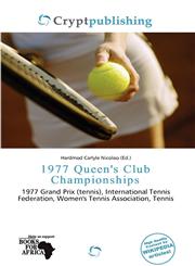 1977 Queen's Club Championships,6201429190,9786201429192