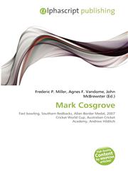 Mark Cosgrove,6135541749,9786135541748