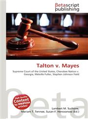 Talton v. Mayes,6135190032,9786135190038