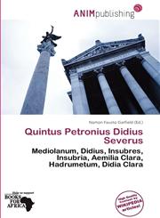Quintus Petronius Didius Severus,6200765901,9786200765901