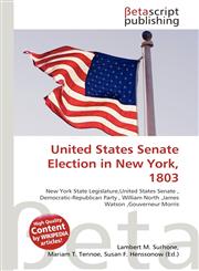United States Senate Election in New York, 1803,6136243423,9786136243429