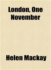 London, One November,1151715913,9781151715913