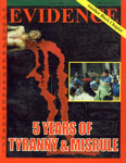 Evidence : 5 Years of Tyranny and Misrule, 13 July 2001 Another Black Chapter (Special Issue)