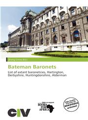 Bateman Baronets,6139573211,9786139573219