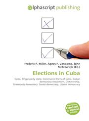 Elections in Cuba,6130776799,9786130776794