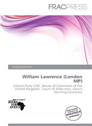 William Lawrence (London MP),6200804915,9786200804914