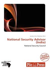National Security Advisor (India),6137982386,9786137982389