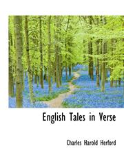 English Tales in Verse,1116833654,9781116833652