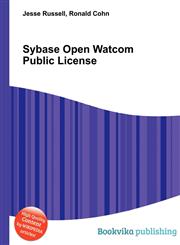 Sybase Open Watcom Public License,5512452827,9785512452820
