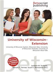 University of Wisconsin-Extension,6135331280,9786135331288
