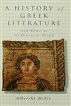 History of Greek Literature From Homer to the Hellenistic Period,0415086205,9780415086202