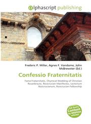 Confessio Fraternitatis,6134364592,9786134364591