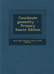 Coordinate Geometry - Primary Source Edition,1294414054,9781294414056