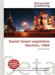 Soviet Union Legislative Election, 1966,6135485318,9786135485318