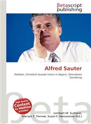 Alfred Sauter,6134864404,9786134864404