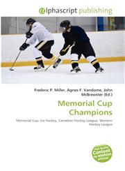 Memorial Cup Champions,613418375X,9786134183758