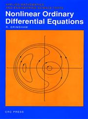 Nonlinear Ordinary Differential Equations,0849386071,9780849386077