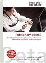 Pulmonary Edema,6131001170,9786131001178